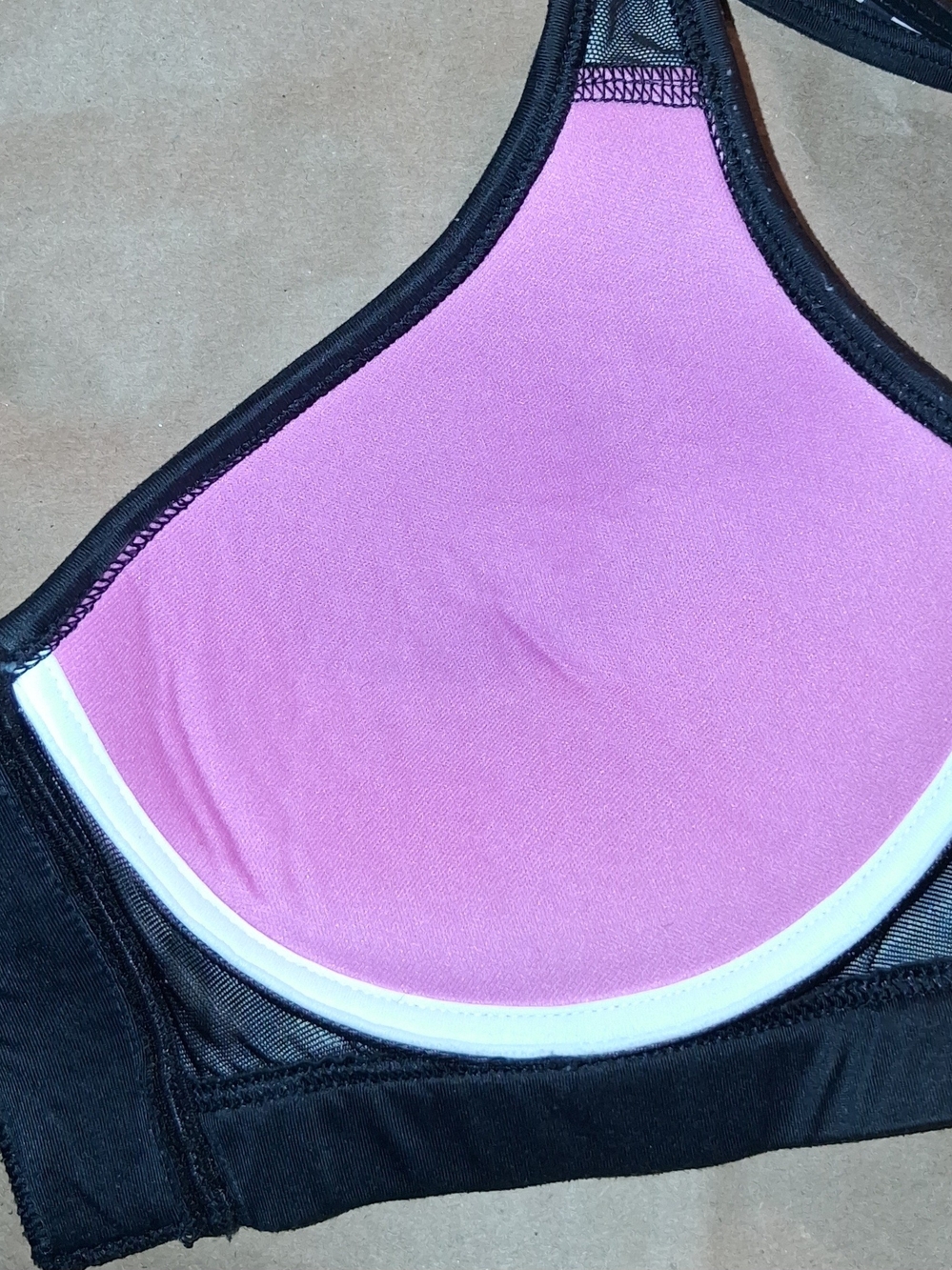 Victoria's Secret Pink Ultimate Pushup Front Zip Logo Bra Size Small - Picture 8 of 10